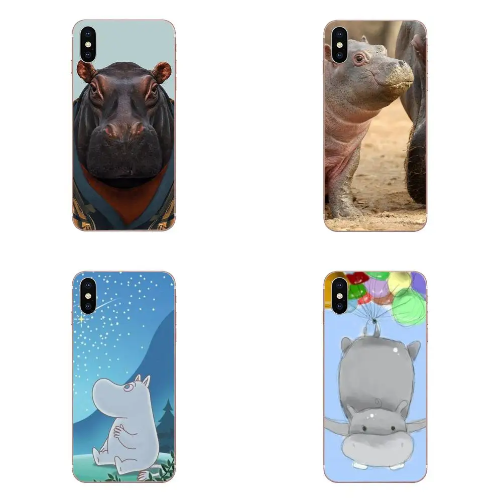 Для Huawei Honor Mate 20 p40 lite pro 10i 20i 8S Y9 Y7 Y5 Prime 2019 2018 TPU Cool Best Hippo Animal Cartoon | Мобильные телефоны