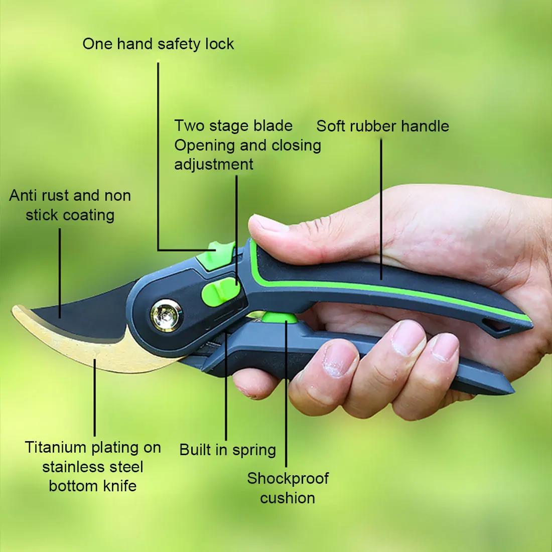 Pruning Orchard Tools High Carbon Steel Scissors Gardening Shears Pruning Shears Scissors Protect Hands Durable
Pruning Orchard Tools High Carbon Steel Scissors Gardening Shears Pruning Shears Scissors Protect Hands Durable