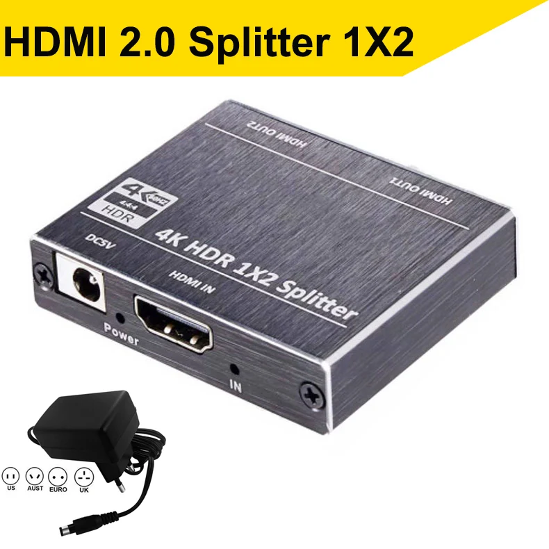 UHD HDMI 2 0 сплиттер Коммутатор аудио экстрактор HDR 4K 60HZ HDCP совместимый для PS4 pro apple TV 5