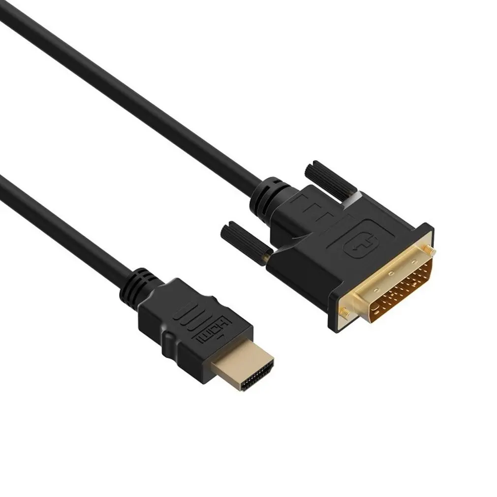 HDMI-совместимый с DVI-D адаптер видео папа к DVI кабелем 1080p ЖК-мониторы высоким