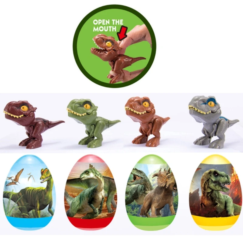 16pc Hatching Finger Dinosaur Egg Toy Creative Model Dinosaur Toy Chilren's Gift for 3+ Year Old Kids (4 Styles)
16pc Hatching Finger Dinosaur Egg Toy Creative Model Dinosaur Toy Chilren's Gift for 3+ Year Old Kids (4 Styles)
