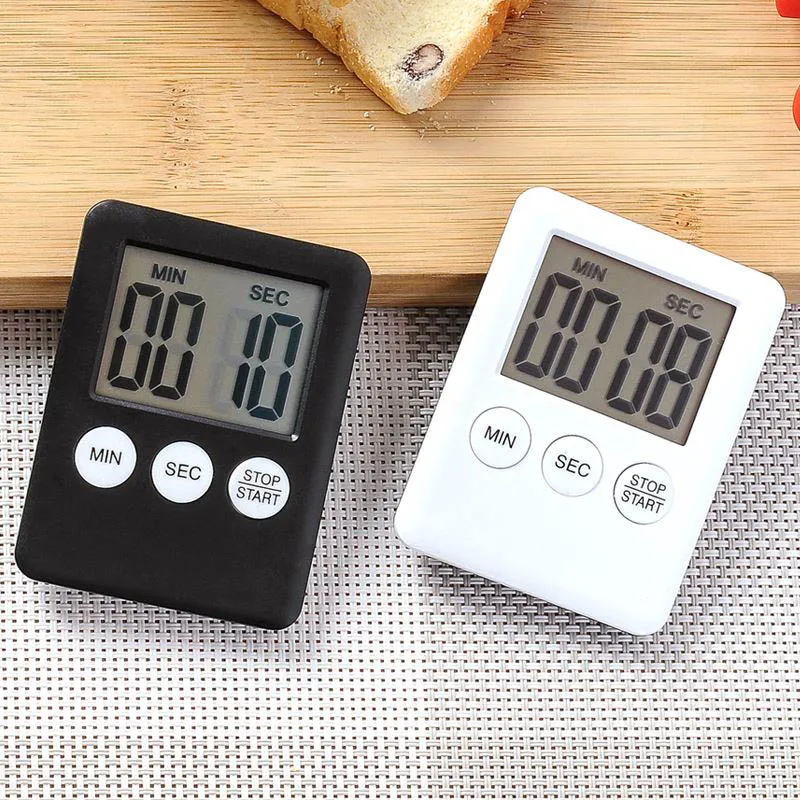 LCD Digital Screen Kitchen Timer Square Cooking Countdown Alarm Magnet Clock KIMA88
LCD Digital Screen Kitchen Timer Square Cooking Countdown Alarm Magnet Clock KIMA88