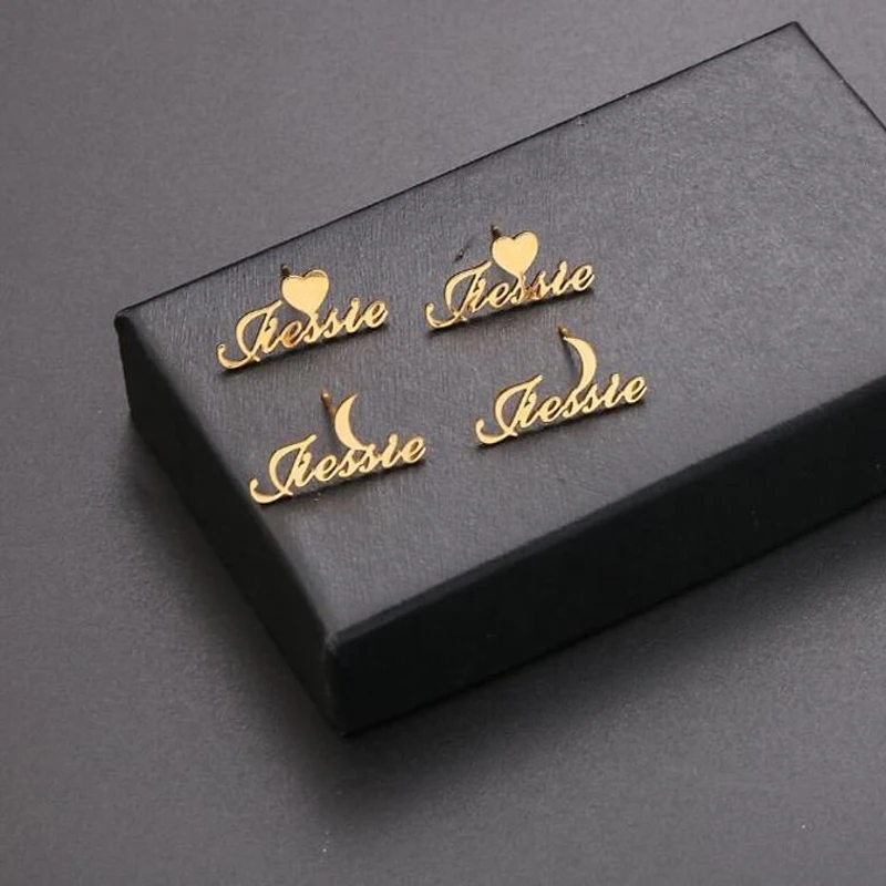 Personalised Heart Moon Star With Name Earrings Custom Name Earings Fashion Jewelry Best Friend Gifts Bff Boucle D'oreille Femme 
Personalised Heart Moon Star With Name Earrings Custom Name Earings Fashion Jewelry Best Friend Gifts Bff Boucle D'oreille Femme