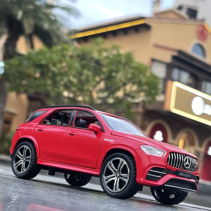 Новинка 1/32 модель автомобиля Mercedes-Benz Gle63S внедорожника со звуком и светом из