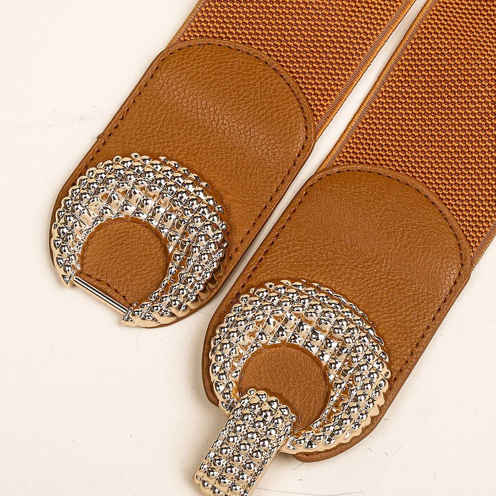 Women Belt 2020 Gold Elastic Belts For Women Fashion Luxury Waistband Female For Coat Dress High Quality New
Women Belt 2020 Gold Elastic Belts For Women Fashion Luxury Waistband Female For Coat Dress High Quality New