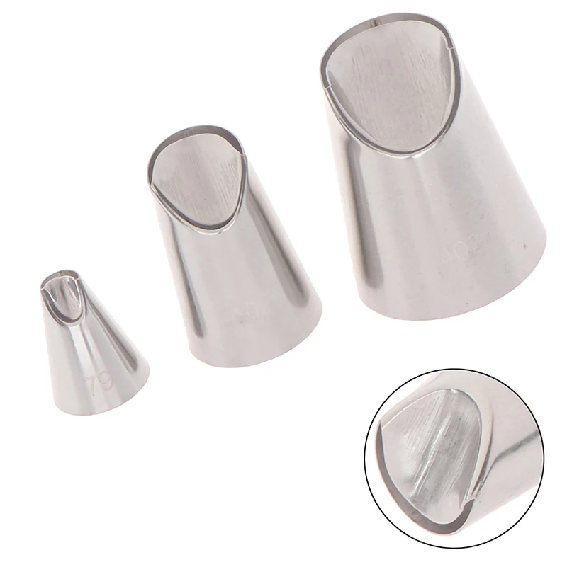 Stainless Steel Rose Flower Icing Piping Cake Nozzles Cream Decoration Pastry Tips Cake Dessert Decorators Tool 1/3pcs
Stainless Steel Rose Flower Icing Piping Cake Nozzles Cream Decoration Pastry Tips Cake Dessert Decorators Tool 1/3pcs