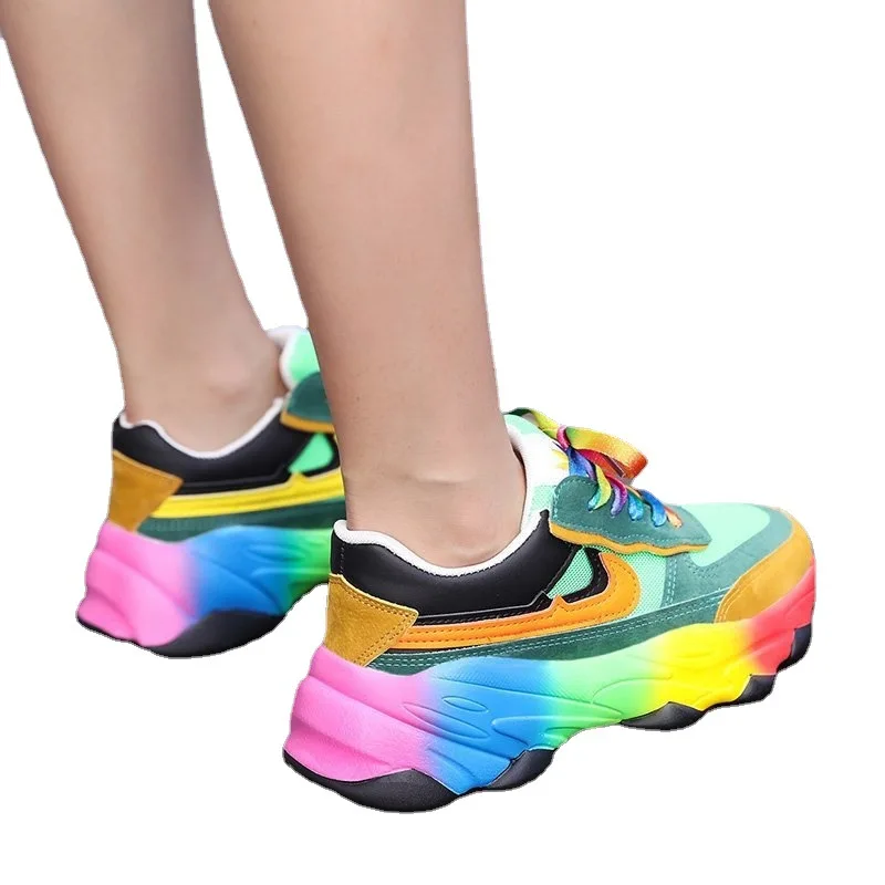 Color old shoes jelly sports 2021 new color matching casual personality trifle bottom rainbow women's shoes zapatillas mujer
Color old shoes jelly sports 2021 new color matching casual personality trifle bottom rainbow women's shoes zapatillas mujer