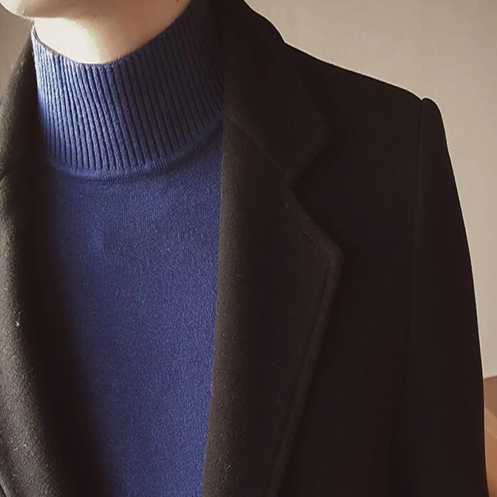 2021 Winter Fashion Men's Solid Color Single Breasted Trench Coat / Men Casual Slim Long Woolen Jackets Large Size 4XL 5XL 
2021 Winter Fashion Men's Solid Color Single Breasted Trench Coat / Men Casual Slim Long Woolen Jackets Large Size 4XL 5XL