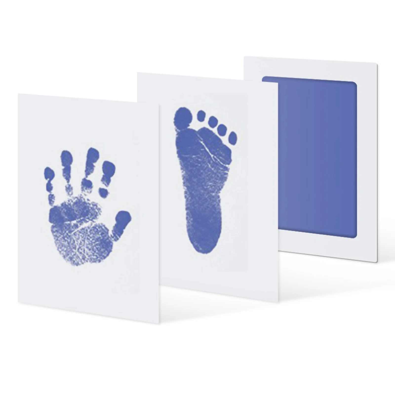 Non-toxic Baby Handprint Footprint Ink Pad Kits for 0-6 months Newborns
