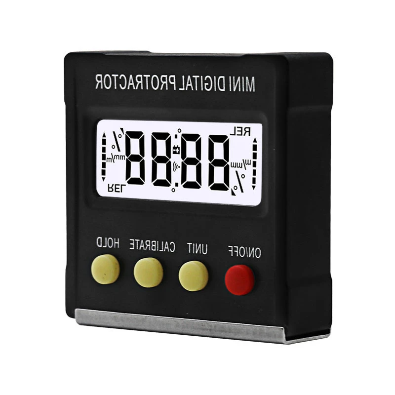 360 Degree Mini Digital Protractor Inclinometer Electronic Protractor inclinometer Box Magnetic Base Measuring Tools
360 Degree Mini Digital Protractor Inclinometer Electronic Protractor inclinometer Box Magnetic Base Measuring Tools