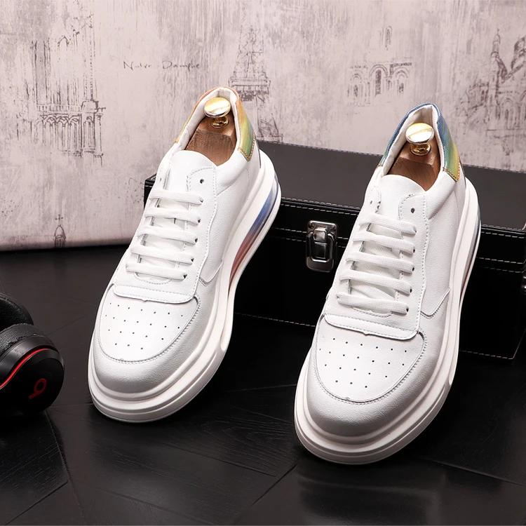 2021 New Luxury Designer Men Colorful Air Cushion Causal Loafers Flat Platform Prom Shoes Moccasins Male Punk Sports Sneakers
2021 New Luxury Designer Men Colorful Air Cushion Causal Loafers Flat Platform Prom Shoes Moccasins Male Punk Sports Sneakers