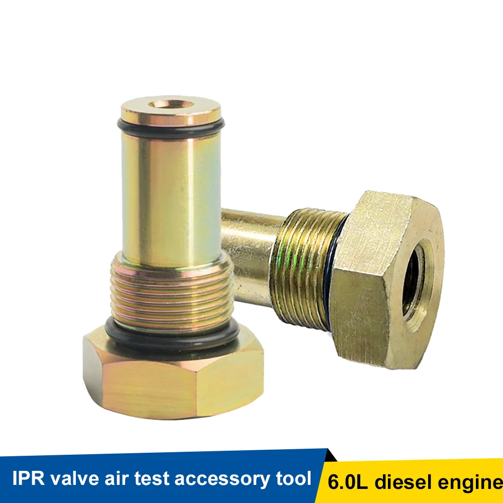 Universal A/C Leak Testing Detector 6.0 IPR Valve Air Test Fitting Tool Replacement for High Pressure Oil System Repair
Universal A/C Leak Testing Detector 6.0 IPR Valve Air Test Fitting Tool Replacement for High Pressure Oil System Repair