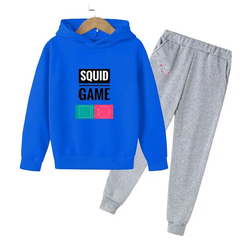 Squid game children's Hoodie Unisex Long Sleeve Pullover boys and girls sportswear 2021 Korean TV series fashion suit
Squid game children's Hoodie Unisex Long Sleeve Pullover boys and girls sportswear 2021 Korean TV series fashion suit