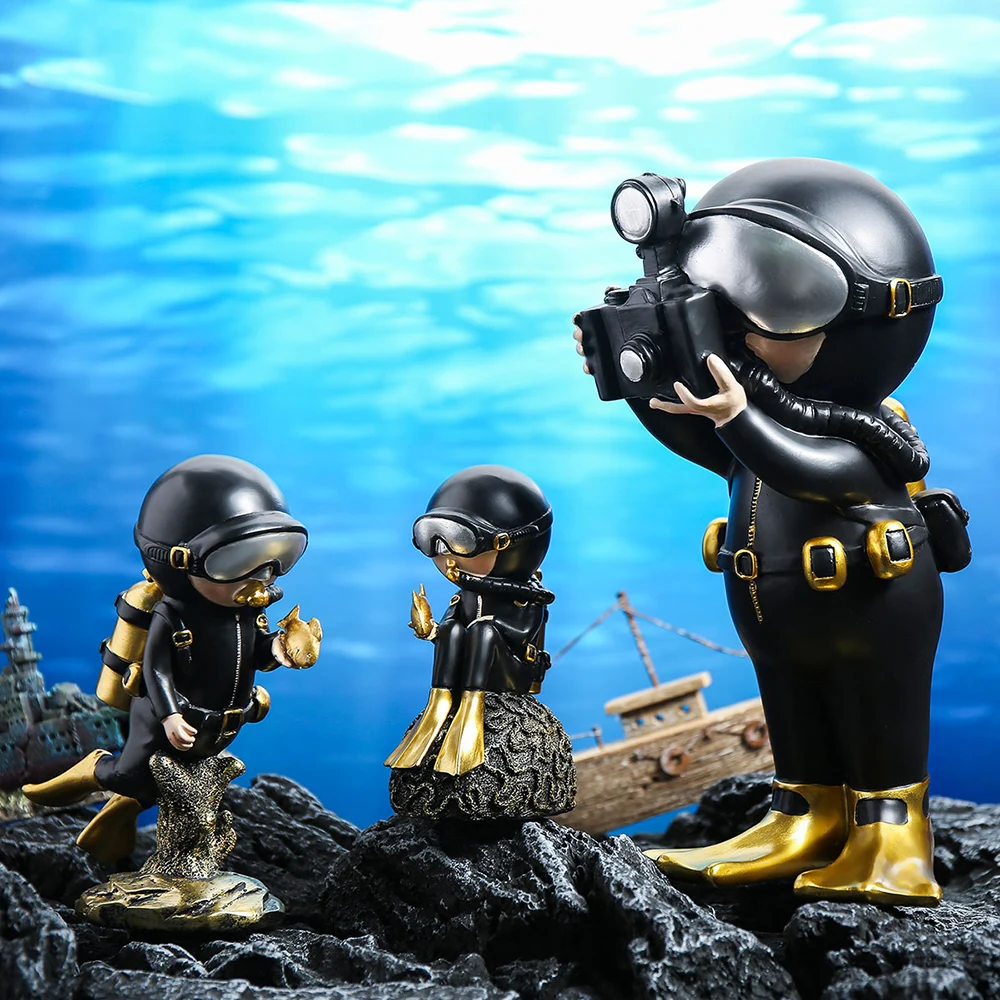 Nordic Creative Diver Cute Cartoon Home Furnishing Resin Decoration Desktop Living Room TV Cabinet Decoration Children's DayGift
Nordic Creative Diver Cute Cartoon Home Furnishing Resin Decoration Desktop Living Room TV Cabinet Decoration Children's DayGift
