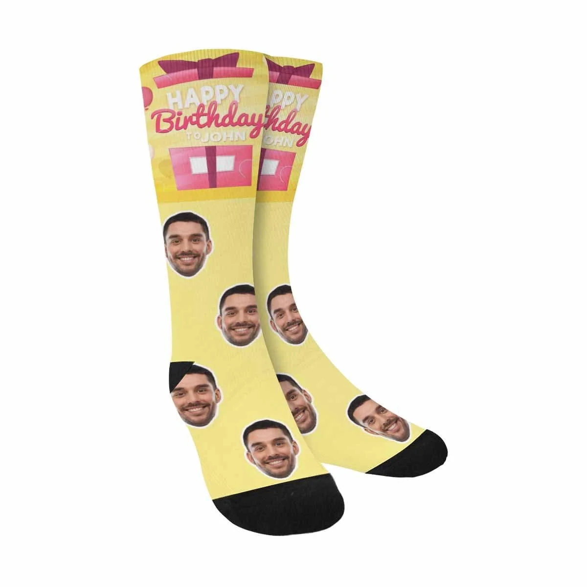 Custom Face&Name Birthday Sublimated Crew Socks
Custom Face&Name Birthday Sublimated Crew Socks