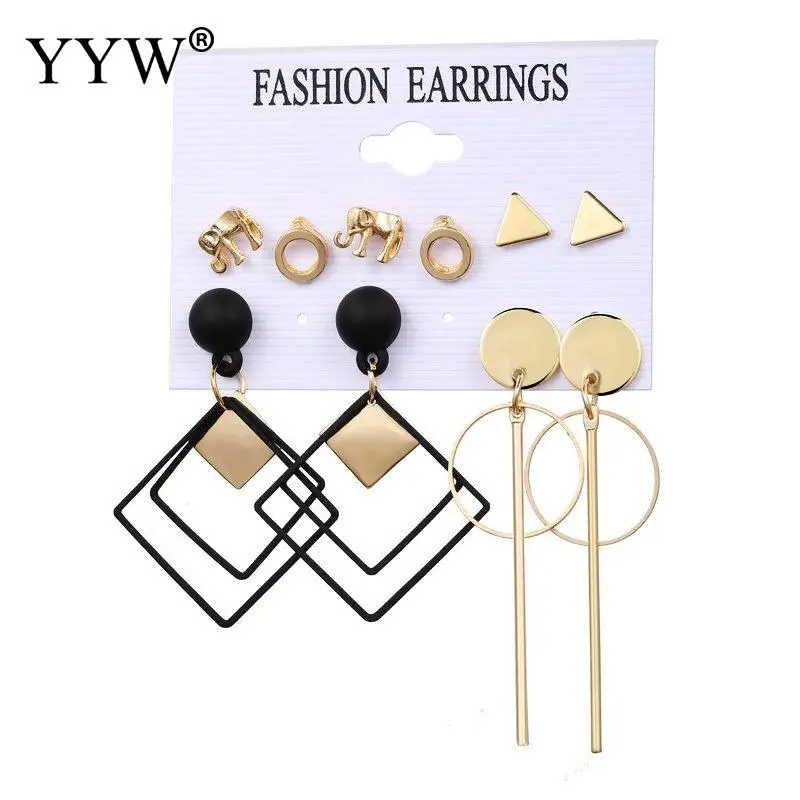 New Fashion Bohemia Drop Earings Set Jewelry Pendant Temperament Earrings For Women'S Jewelry Gift Geometric Drop Earrings
New Fashion Bohemia Drop Earings Set Jewelry Pendant Temperament Earrings For Women'S Jewelry Gift Geometric Drop Earrings