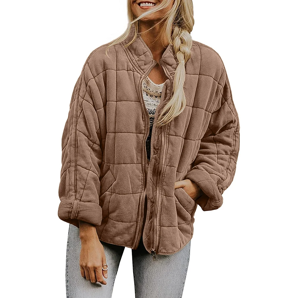 Women Casual Winter Warm Zipper Up Thick Coats Long Sleeve Pockets Solid Color Jackets Stand Collar Female Lady Vintage Outwear
Women Casual Winter Warm Zipper Up Thick Coats Long Sleeve Pockets Solid Color Jackets Stand Collar Female Lady Vintage Outwear