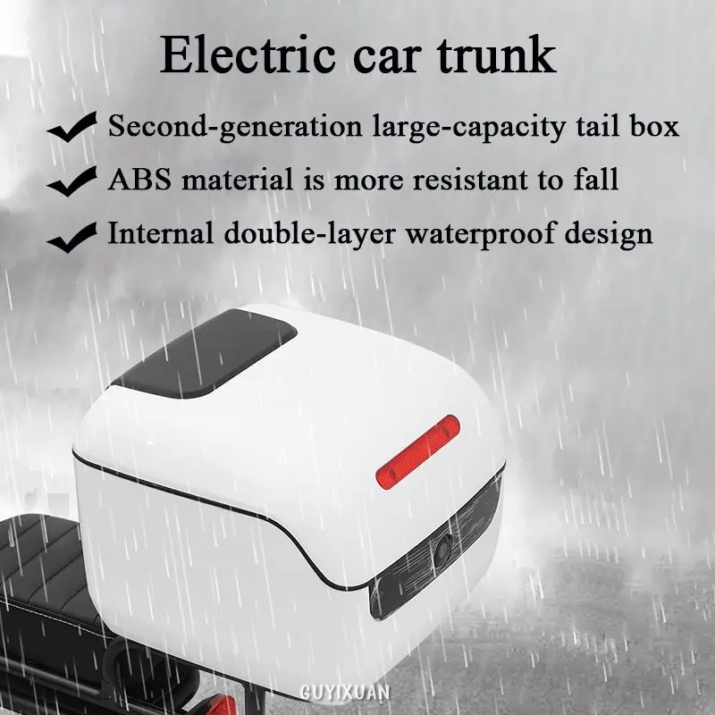 General-purpose electric car trunk / electric car trunk / suitable for most battery cars / large storage box / large capacity
General-purpose electric car trunk / electric car trunk / suitable for most battery cars / large storage box / large capacity