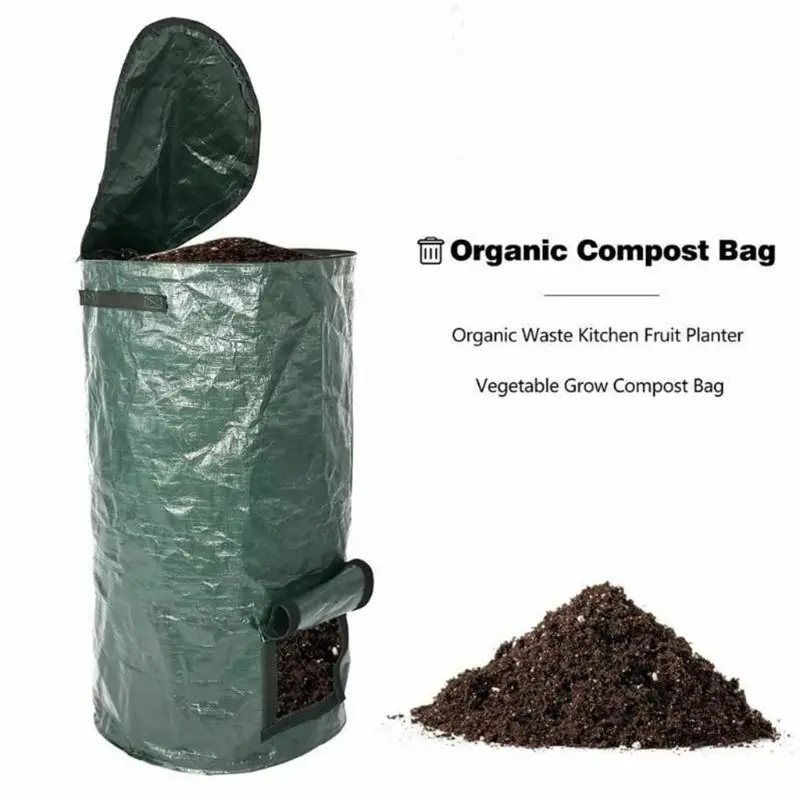 2 Sizes Collapsible Garden Yard Compost Bag with Lid Organic Ferment Waste Composter PE Cloth Waste Disposal Organic Compost Bag 
2 Sizes Collapsible Garden Yard Compost Bag with Lid Organic Ferment Waste Composter PE Cloth Waste Disposal Organic Compost Bag