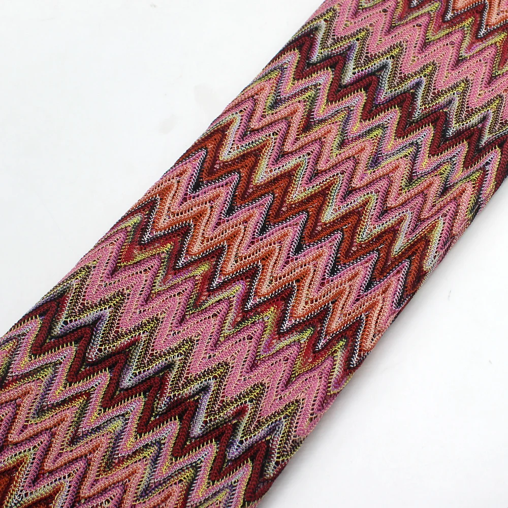 Zig Zag Knitting Lace Fabrics Pink 1 Meter For Dress Wave Striped Crochet Mesh Fabrics Diy Garment 150CM Wide
Zig Zag Knitting Lace Fabrics Pink 1 Meter For Dress Wave Striped Crochet Mesh Fabrics Diy Garment 150CM Wide