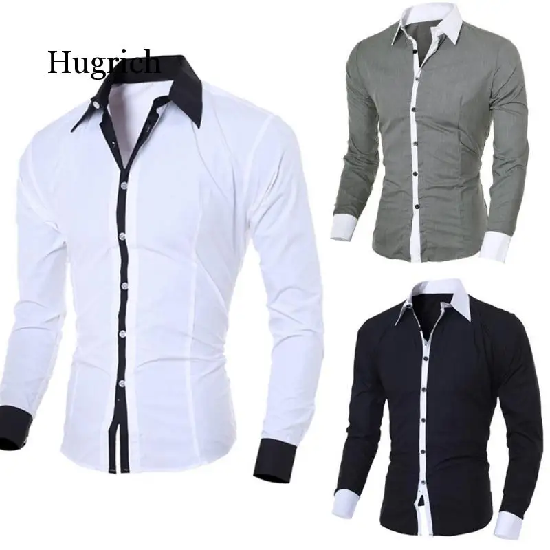Men's Shirts Fashion Personality Mens Casual Slim Long-sleeved Shirt Top Blouse Black White Men Shirt style
Men's Shirts Fashion Personality Mens Casual Slim Long-sleeved Shirt Top Blouse Black White Men Shirt style