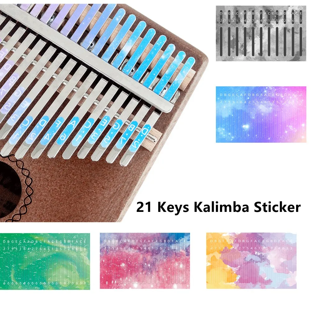 21 Keys Kalimba Scale Thumb Piano Note Sticker Parts Accessories Music Supplies For Music Lovers Beginner Learner Kit
21 Keys Kalimba Scale Thumb Piano Note Sticker Parts Accessories Music Supplies For Music Lovers Beginner Learner Kit