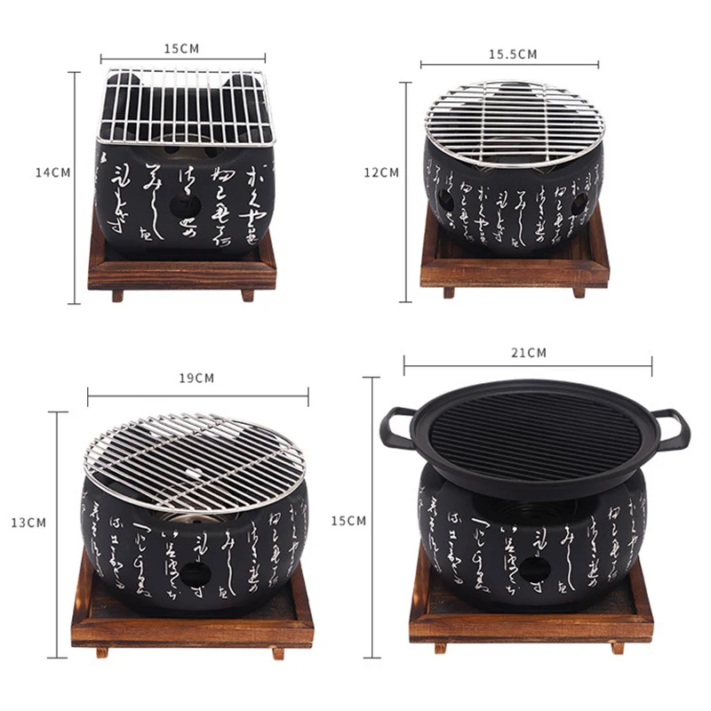 Portable Barbecue Stove Creative Character Charcoal Oven Washable Removable for Home Outdoor Camping Picnic I88 
Portable Barbecue Stove Creative Character Charcoal Oven Washable Removable for Home Outdoor Camping Picnic I88