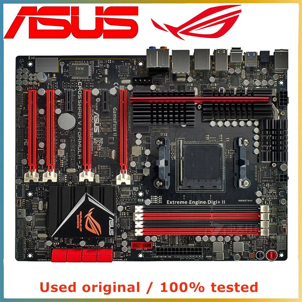 Для AMD 990X 990FX AM3 + для ASUS Crosshair V Formula-Z материнская плата компьютера Socket DDR3 б/у