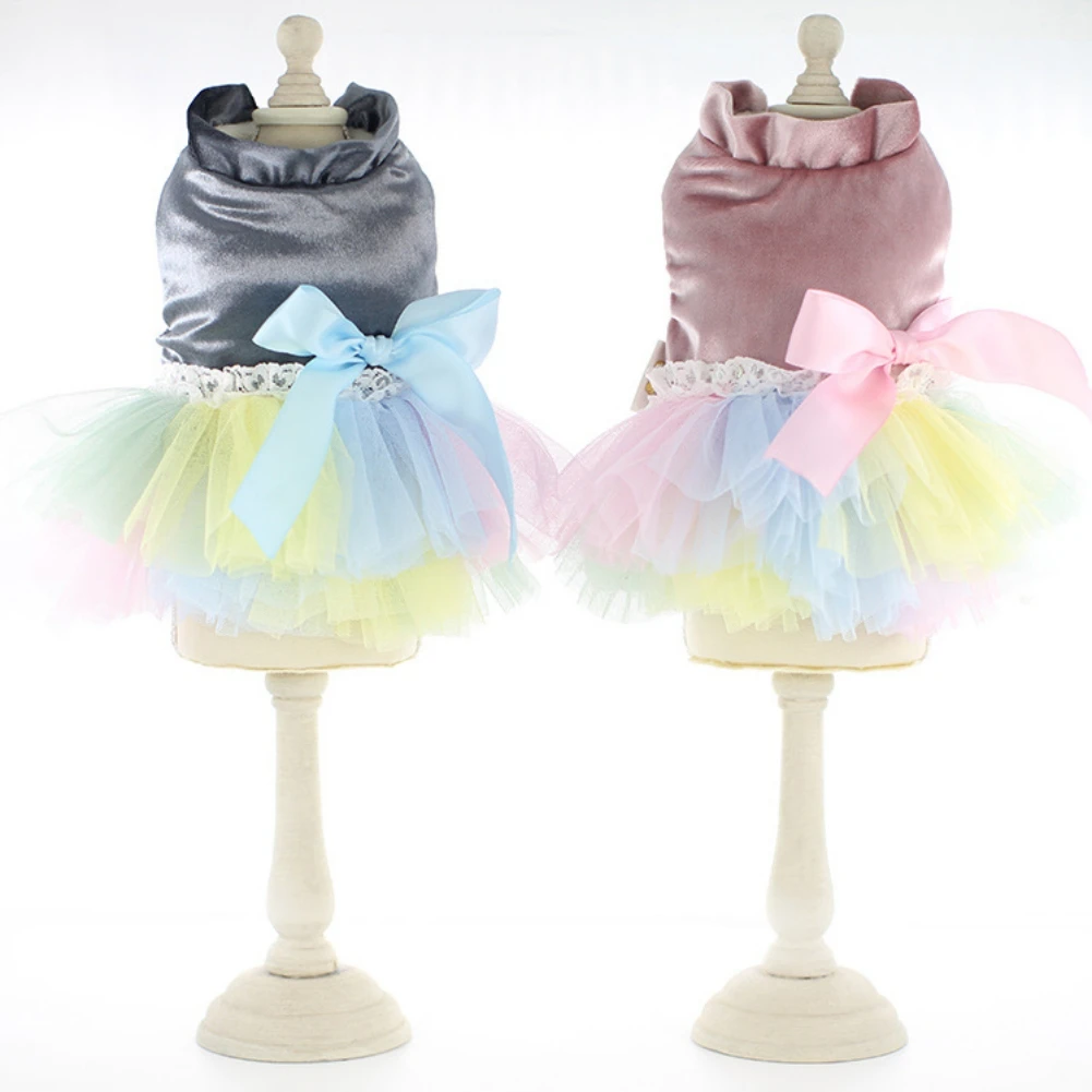 Colored Tutu Bowknot Princess Dresses Fashion Pet Dress Clothes Cute Doggie Puppy Dog Mesh Dress Petit Vest Outfit Ropa Perro
Colored Tutu Bowknot Princess Dresses Fashion Pet Dress Clothes Cute Doggie Puppy Dog Mesh Dress Petit Vest Outfit Ropa Perro