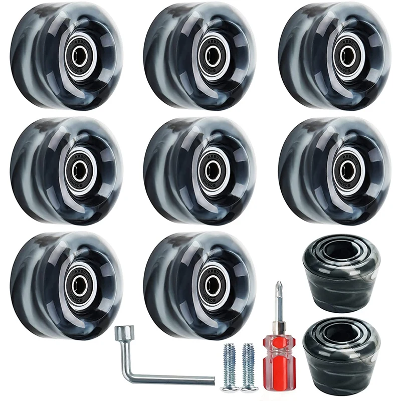 8 шт., четырехколесные роликовые коньки с подшипником, 32X58 мм
8 шт., четырехколесные роликовые коньки с подшипником, 32X58 мм