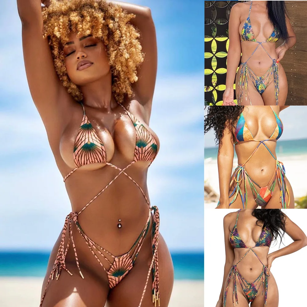 2021 New Print Bikini Bandage Bikini Set Push Up Swimsuit Women Hollow Out Swimwear Brazilian Bathing Suits Summer Beach Wear XL
2021 New Print Bikini Bandage Bikini Set Push Up Swimsuit Women Hollow Out Swimwear Brazilian Bathing Suits Summer Beach Wear XL