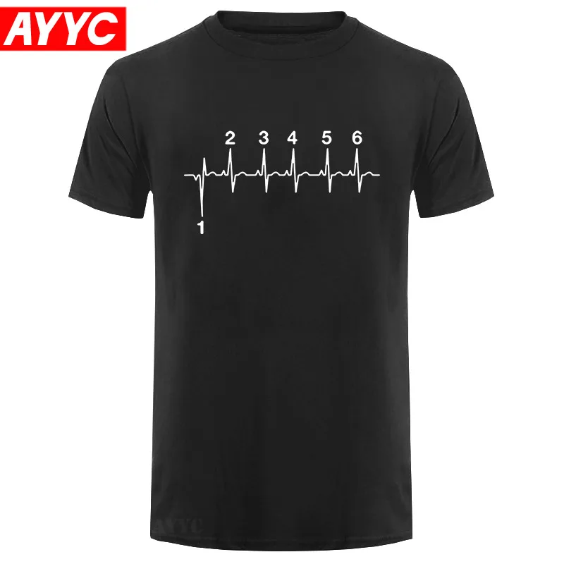 AYYC NEW Fashion Motorcycle Gear Heartbeat T Shirt Present Funny Husband Men Short Sleeve Crewneck Cotton T Shirt Plus Size
AYYC NEW Fashion Motorcycle Gear Heartbeat T Shirt Present Funny Husband Men Short Sleeve Crewneck Cotton T Shirt Plus Size