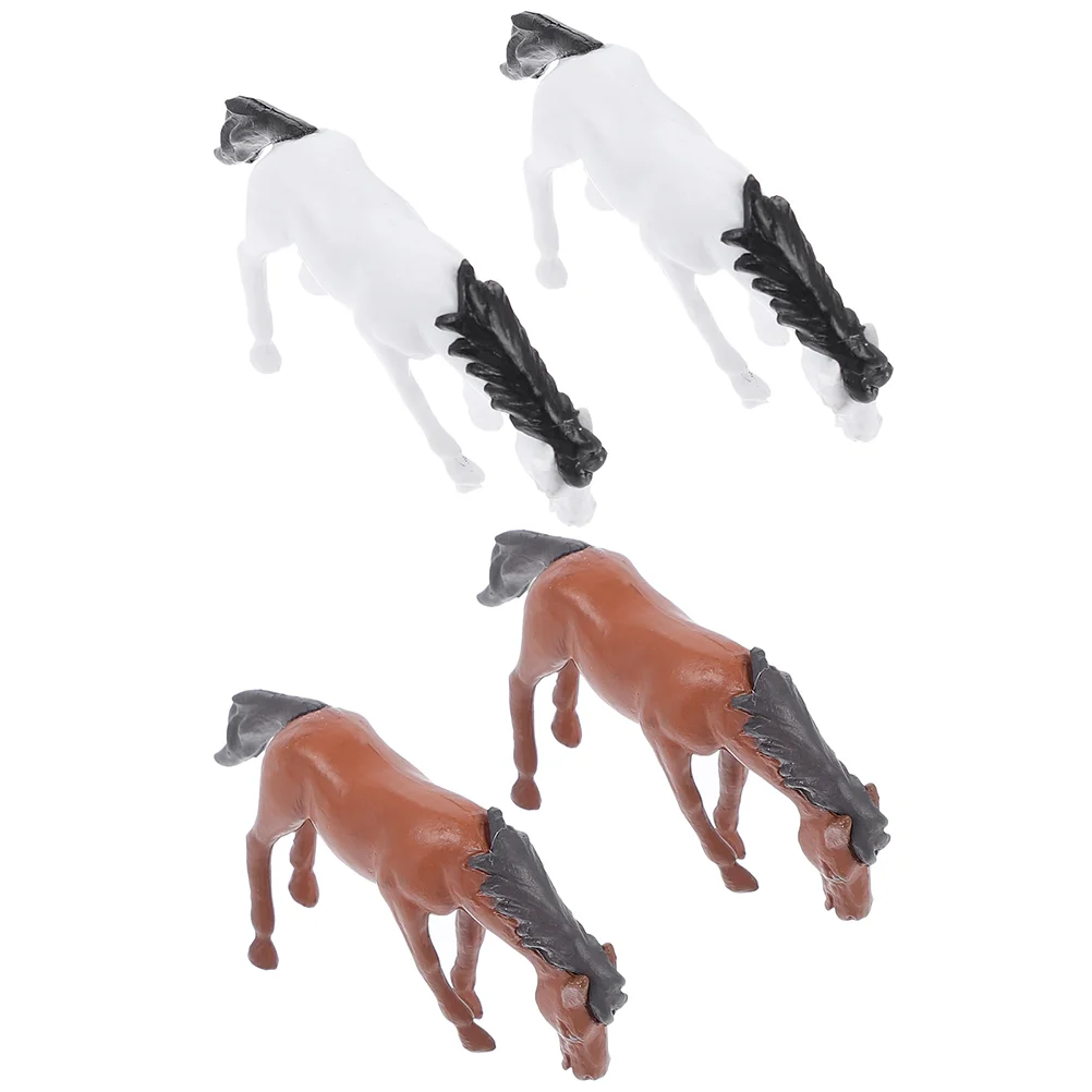 4pcs Scene Layout Models Horse Static Solid-model Mini Horse Adornments
4pcs Scene Layout Models Horse Static Solid-model Mini Horse Adornments