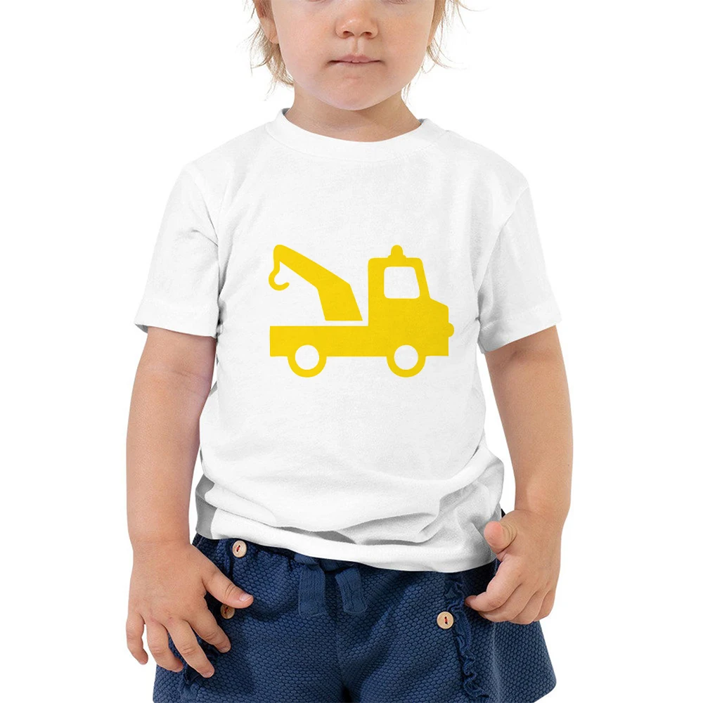 Cartoon Car Crane Simplicity Style T-shirt Loose Cozy Baby Boys Girls Clothes High Quality Spring Summer Easy Matching Kids Tops
Cartoon Car Crane Simplicity Style T-shirt Loose Cozy Baby Boys Girls Clothes High Quality Spring Summer Easy Matching Kids Tops