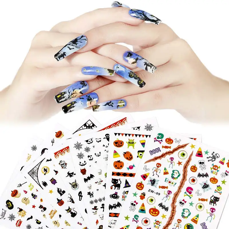 5 pcs Nail stickers Halloween theme Waterproof decals Self-adhesive nail stickers Easy to decorate party props with fingers
5 pcs Nail stickers Halloween theme Waterproof decals Self-adhesive nail stickers Easy to decorate party props with fingers