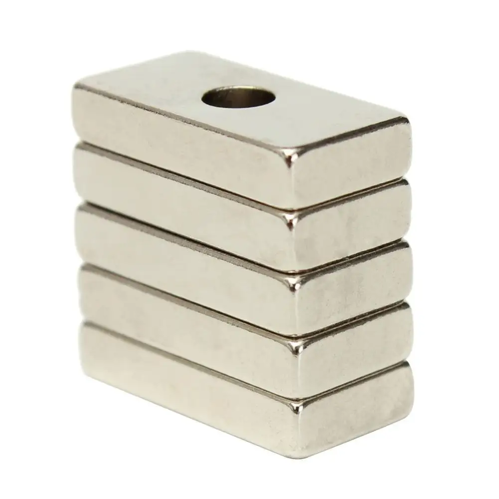5Pcs 20x10x4mm Hole N35 Super Strong Cuboid Blocks Rare Earth Neodymium Magnets For Acoustic field Electronics Electrical Field
5Pcs 20x10x4mm Hole N35 Super Strong Cuboid Blocks Rare Earth Neodymium Magnets For Acoustic field Electronics Electrical Field