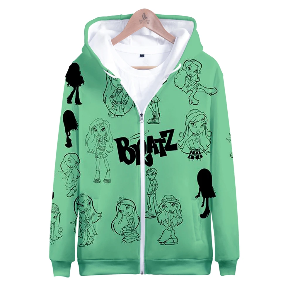 Bratz Jacket Hot Sale Series Hoodies Sweatshirt Unisex Zipper Hoody Anime 3D Printed Jacket
Bratz Jacket Hot Sale Series Hoodies Sweatshirt Unisex Zipper Hoody Anime 3D Printed Jacket