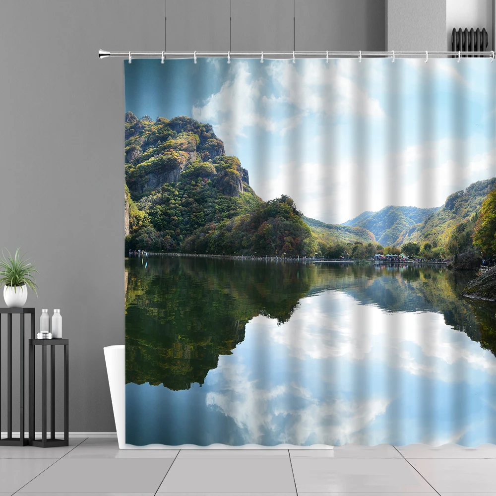 Natural Scenery Shower Curtain Green Love Heart Tree Purple Plant Lavender Flower Landscape Waterproof Bathroom Curtain Hook Set
Natural Scenery Shower Curtain Green Love Heart Tree Purple Plant Lavender Flower Landscape Waterproof Bathroom Curtain Hook Set