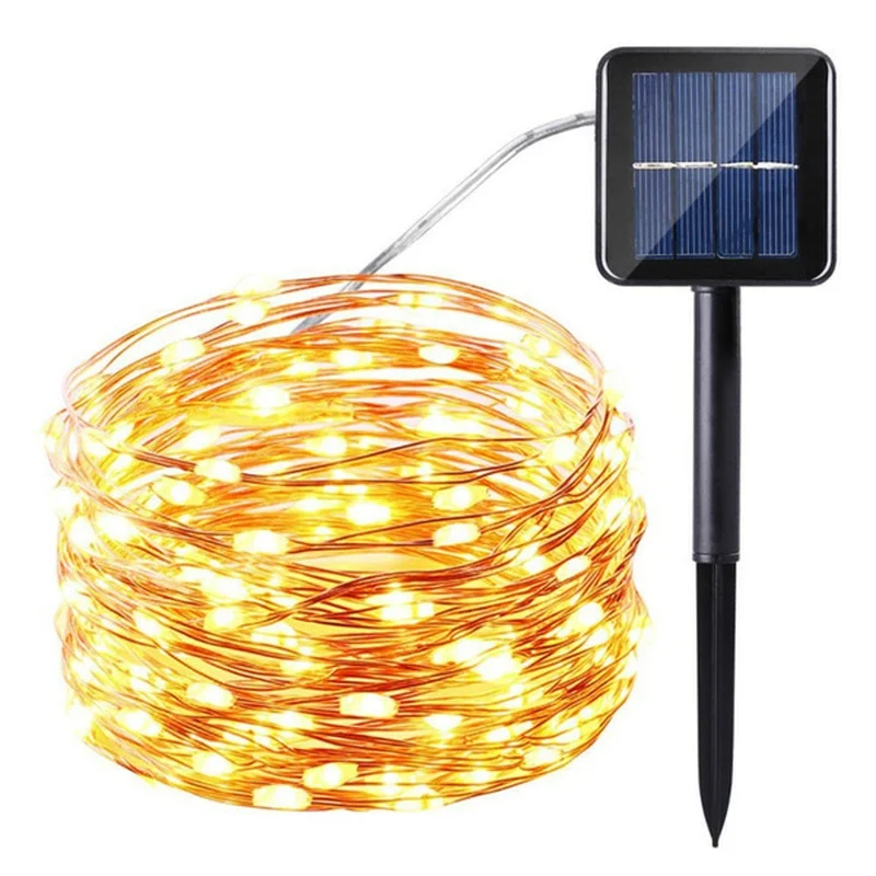 Outdoor Solar String Fairy Lights 10M 20M LED Solar Lamps 100/200leds Waterproof Garland Christmas Decoration for Garden Street.
Outdoor Solar String Fairy Lights 10M 20M LED Solar Lamps 100/200leds Waterproof Garland Christmas Decoration for Garden Street.