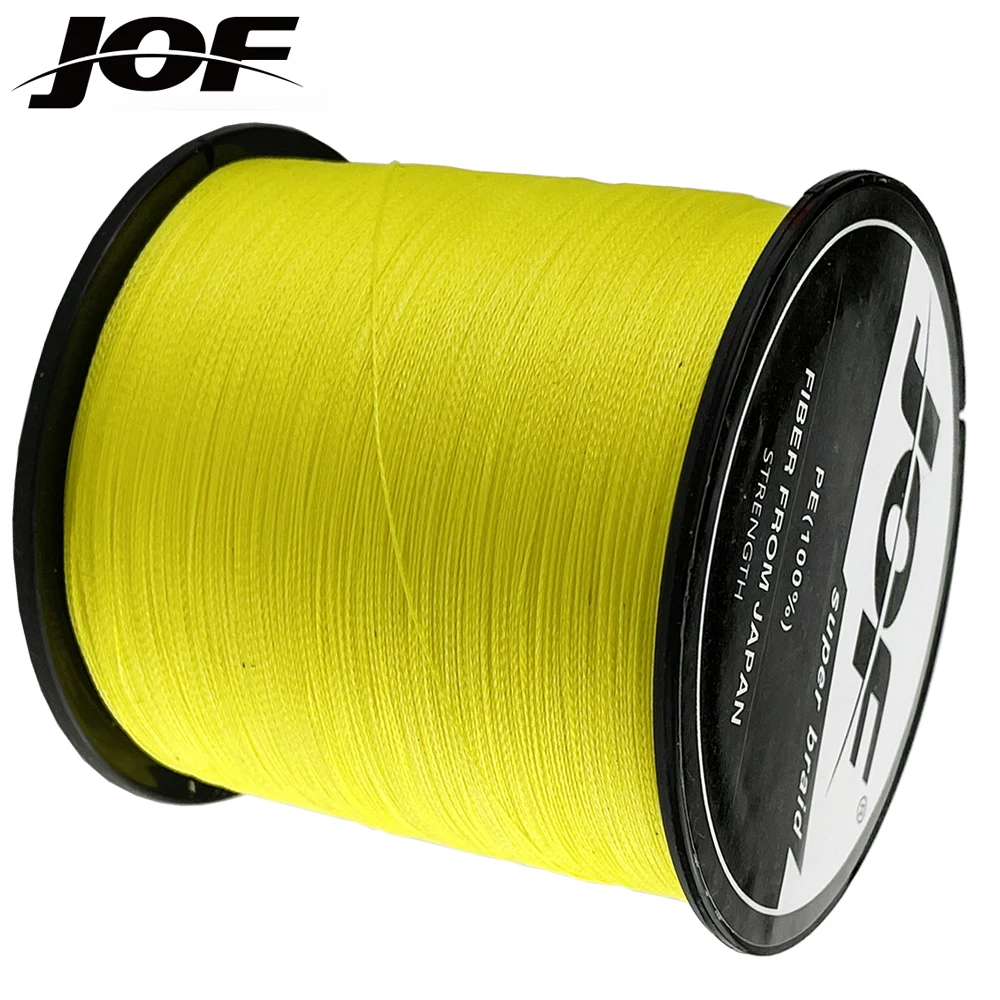 JOF 1000M 500M 300M 100M PE Braided Fishing Line 4 Strand 10-1200LB Multifilament Fishing Line for Carp Fishing Wire
JOF 1000M 500M 300M 100M PE Braided Fishing Line 4 Strand 10-1200LB Multifilament Fishing Line for Carp Fishing Wire