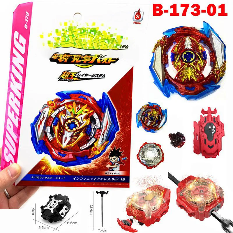 Burst Superking Искрящийся B-173-01 Infinite Achilles 1B меч волчок пусковая установка металлический фьюжн гироскоп игрушка для детей подарок
Burst Superking Искрящийся B-173-01 Infinite Achilles 1B меч волчок пусковая установка металлический фьюжн гироскоп игрушка для детей подарок