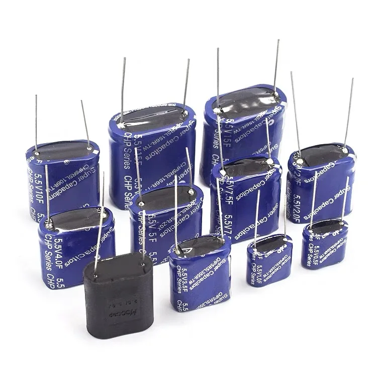 1pcs Farah capacitance 0.5 F / 5.5 V 1/2/3. 5/4/5/7.5/10/15 F combination double layer capacitor
1pcs Farah capacitance 0.5 F / 5.5 V 1/2/3. 5/4/5/7.5/10/15 F combination double layer capacitor