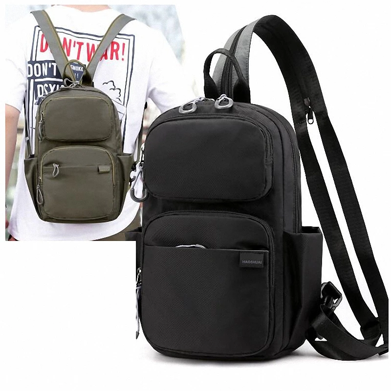 2020 New pattern Street Trend Casual Rucksack Nylon Outdoor Chest Bag Man Waterproof Both Shoulders Backpack ZH-281 
2020 New pattern Street Trend Casual Rucksack Nylon Outdoor Chest Bag Man Waterproof Both Shoulders Backpack ZH-281