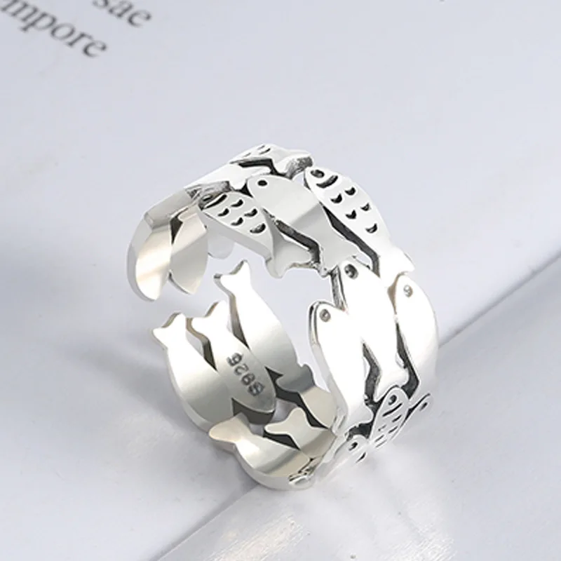 925 Sterling Silver Animlas Rings For Women Open Ring Bijoux Femme Fashion Jewelry Anillos jz247
925 Sterling Silver Animlas Rings For Women Open Ring Bijoux Femme Fashion Jewelry Anillos jz247
