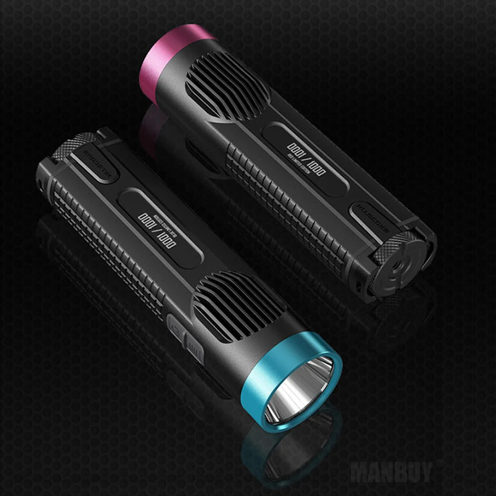 Topsale NITECORE 1000 люмен излучатель фонарик Фонарь Лампа EC4GT синий Ограниченная серия