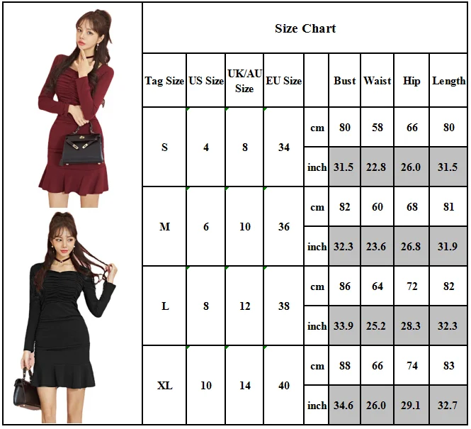 Womens Ladies Fashion Slim Buttocks Fishtail Long Sleeve Casual Mini Dresses New
Womens Ladies Fashion Slim Buttocks Fishtail Long Sleeve Casual Mini Dresses New