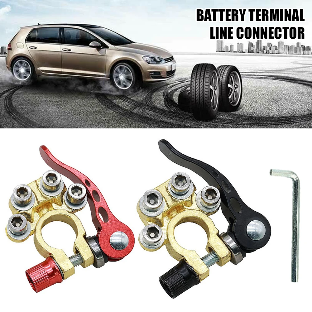 1Pair Car Battery Terminal Connector Battery Wire And Cable Clamp Terminal Closed Connector Power-off Protection Auto Parts
1Pair Car Battery Terminal Connector Battery Wire And Cable Clamp Terminal Closed Connector Power-off Protection Auto Parts
