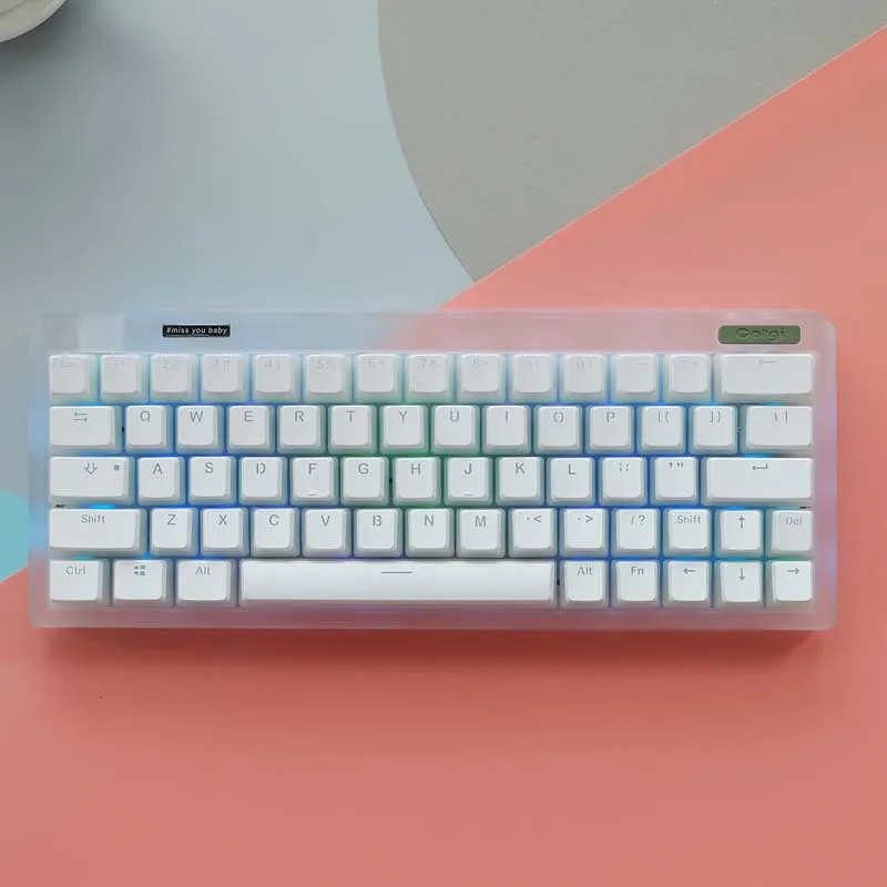 Pudding KeyCaps for Mechanical Keyboard,134 Keys Set ISO Layout Compatible,PBT,OEM Profile,Double Shot,Backlit Support
Pudding KeyCaps for Mechanical Keyboard,134 Keys Set ISO Layout Compatible,PBT,OEM Profile,Double Shot,Backlit Support