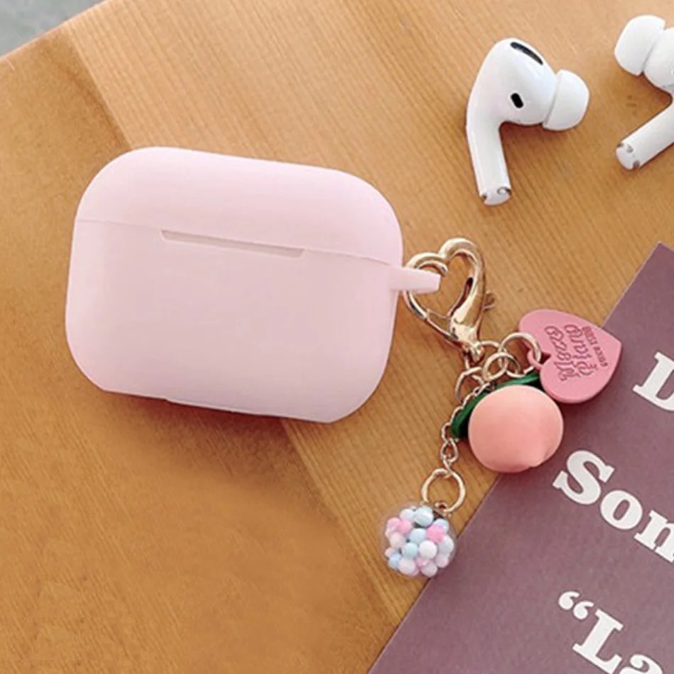 For Jabra Elite 3 Cases Cute Sweet Peache shell with keychain Shockproof Silicone Earphone Cover for Jabra elite3 hearphone case
For Jabra Elite 3 Cases Cute Sweet Peache shell with keychain Shockproof Silicone Earphone Cover for Jabra elite3 hearphone case