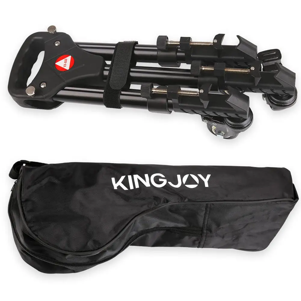 KINGJOY VX-600 металлический Профессиональный трехколесный штатив со шкивом для камеры
KINGJOY VX-600 металлический Профессиональный трехколесный штатив со шкивом для камеры